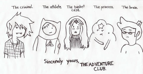 Sincerely Yours, the Adventure Club.