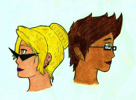 Genderbent Dirk-and-Jake