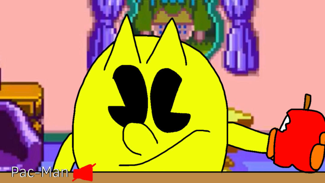 Just an image of Pac-Man in a Zoom meeting by SoshiTheYoshi on DeviantArt