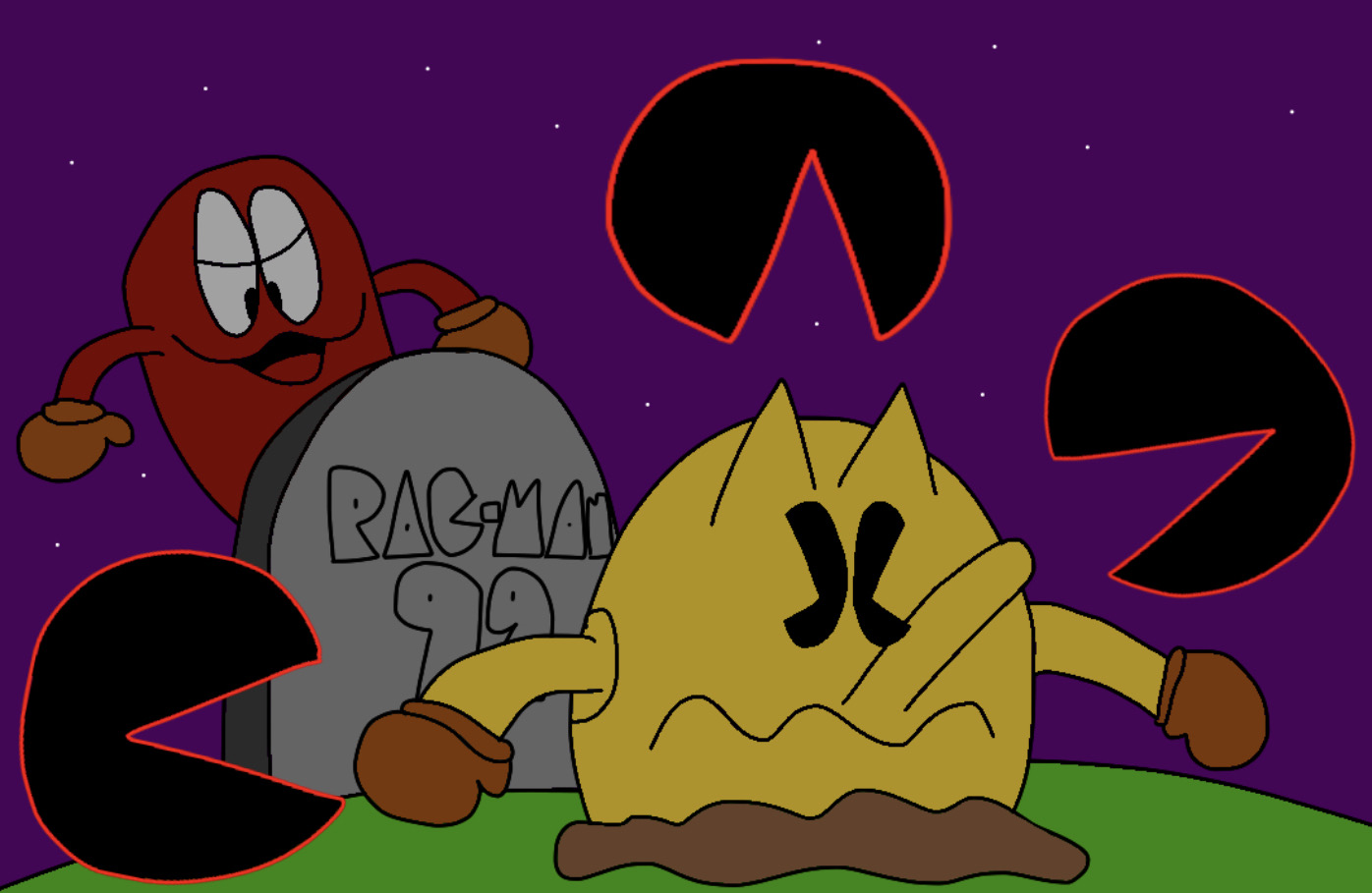 Goodbye Pac-Man 99 by SoshiTheYoshi on DeviantArt