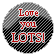 Round Stamp - Love you LOTS