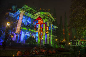 Haunted Mansion Holiday Background