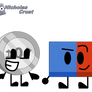 Dime and Rubber Eraser