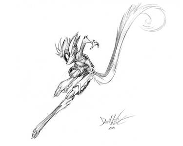 Vi Action Sketch