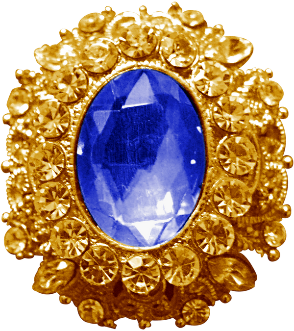Gold Pendant - Sapphire by Dori-Stock