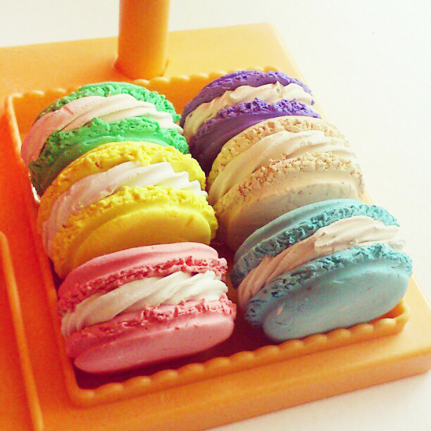 Macaron Clay Charms