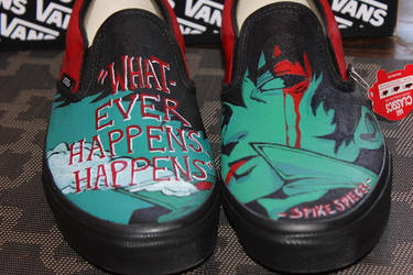 CowBoy Bebop- Custom Vans