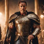 Arnold Schwarzenegger in Asgardian armor