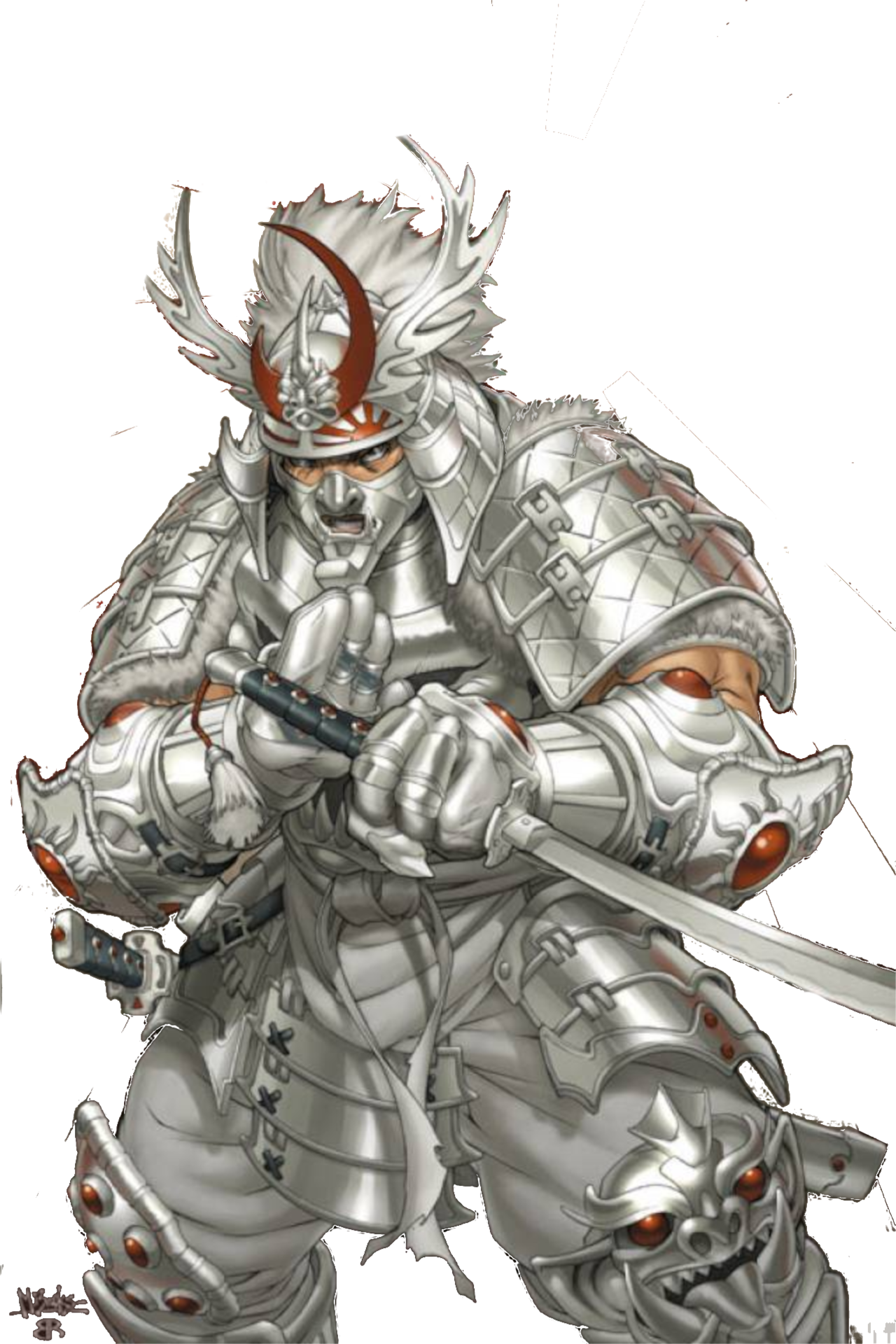 Silver Samurai Render #3 by Ssundpool on DeviantArt