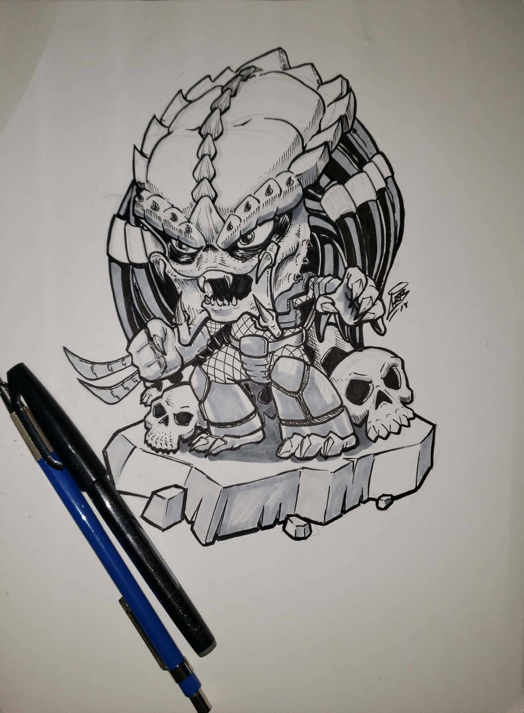 Chibi Predator by ckoanui on DeviantArt
