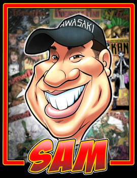 Caricature commission of Sam Campos