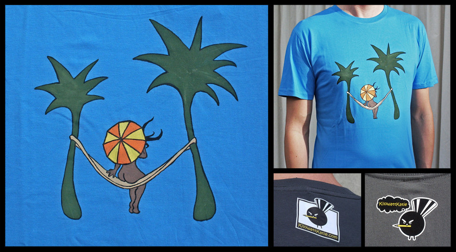 Beach bum - hand painted tee