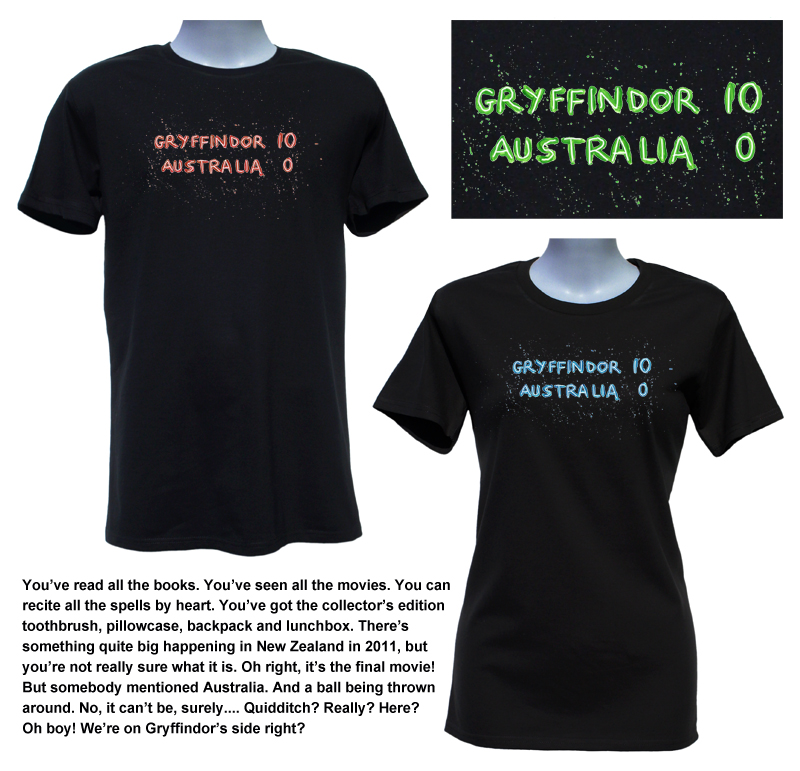 Gryffindor 10 - Australia 0