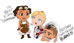 Brittana Chibi Steampuck? by CRXTHRASHER