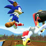 Raccoon Sonic's Air Battle