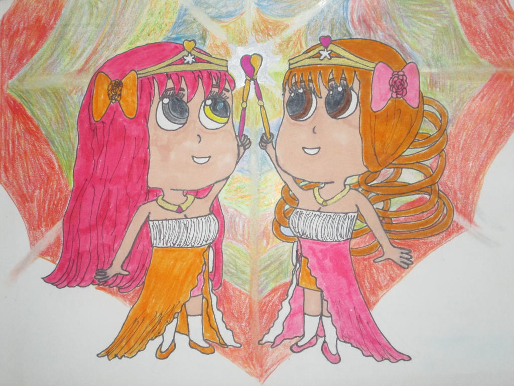 The Two Princesses by Mr-Pink-Rose on DeviantArt