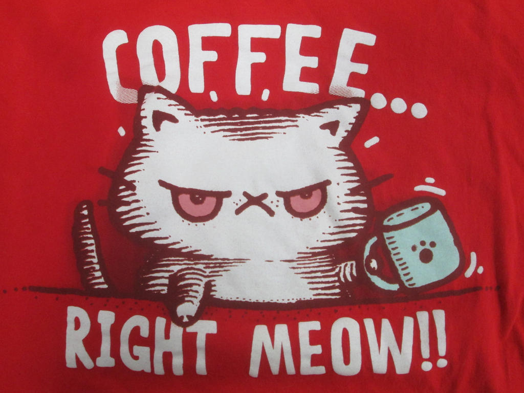 Coffee, right MEOW!