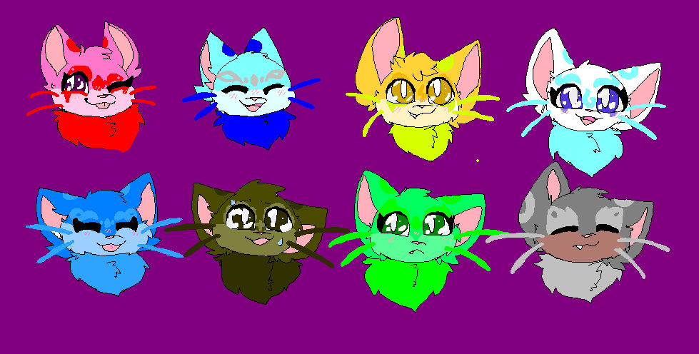 Elemental Cats (request) by Emberthefurrcat on DeviantArt