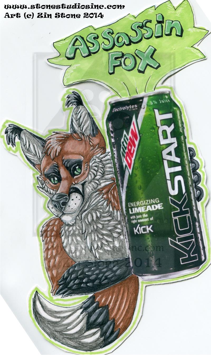 Assassin Fox Drink Badge - Batch 2