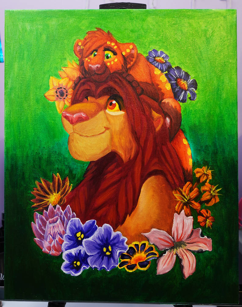 Uncle Simba Oil painting by ZinStone on DeviantArt