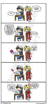 FMA: Playing Sims Comic