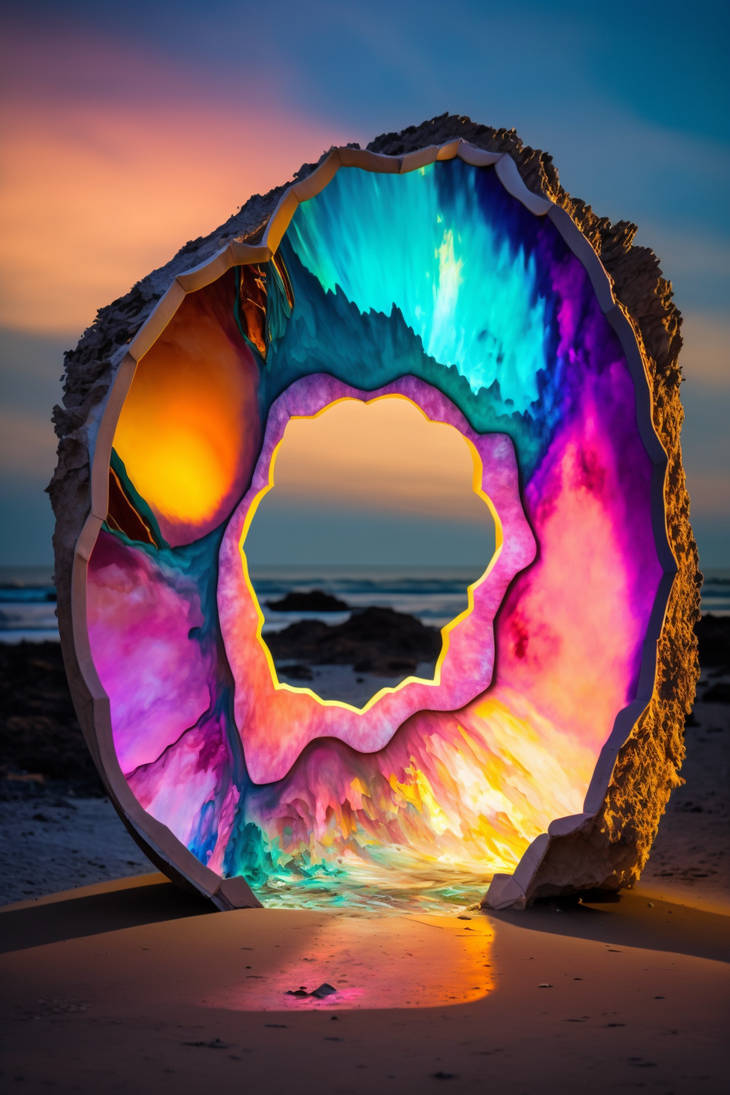 Geode Deviantart Geode On A Beach by ArtsmanshipX on DeviantArt