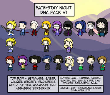 Fate/Stay Night DNA Pack v1