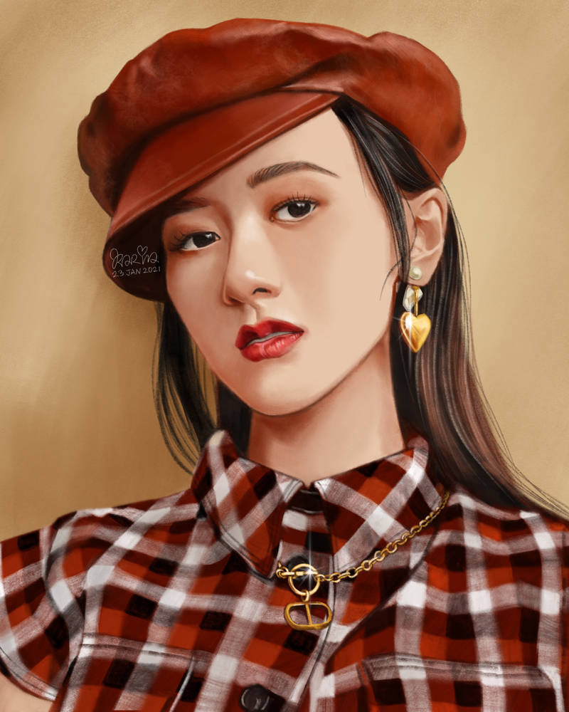 Painting Of Crystal Yuan By Karinazhen On Deviantart Painting Of Crystal Yuan By Karinazhen On Deviantart