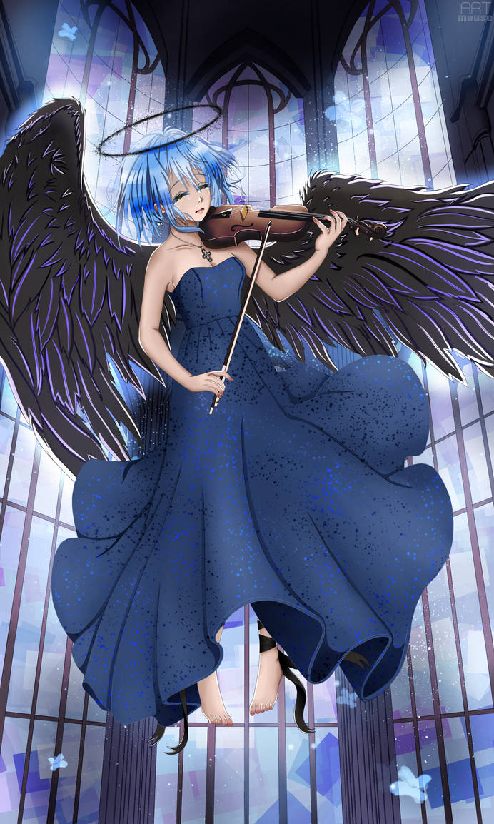The Fallen Angel, Fanart: @Spike #anime #animes #animanga #manga #ma