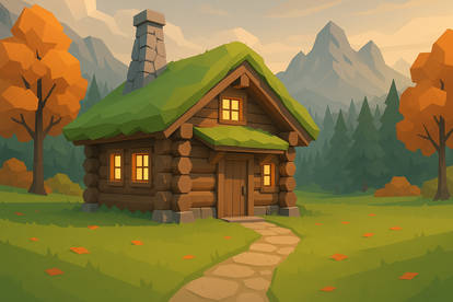 Low-Poly Hut