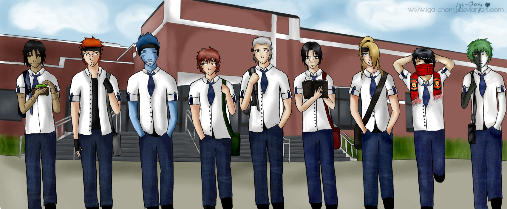 Akatsuki boys high school.