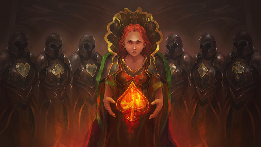Queen Card Ripped Queen Card by extrin6 on DeviantArt