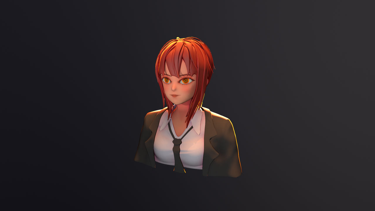 Makima From Chainsaw Man A 3D Rendering Front By Extrin6 On DeviantArt makima-from-chainsaw-man-a-3d-rendering-front-by-extrin6-on-deviantart