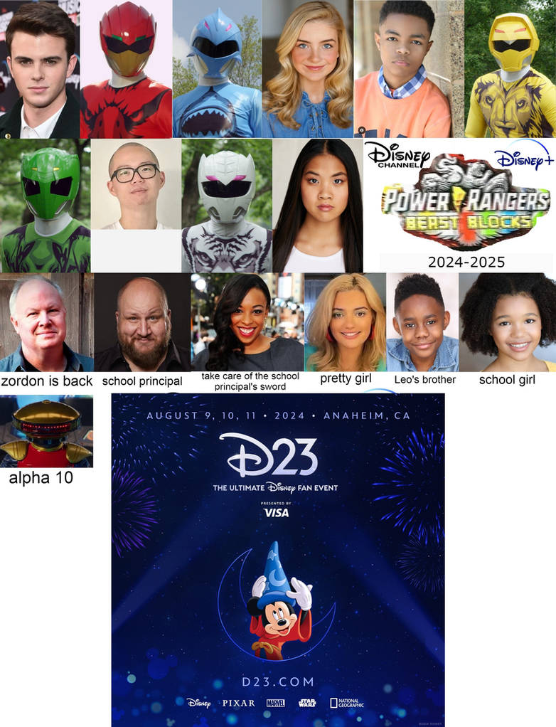 d23 power rangers beast blocks by DIEGOZkay on DeviantArt