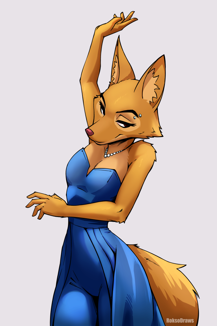 Diane Foxington by RoksoDraws on DeviantArt