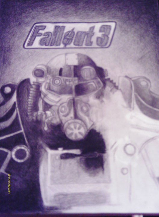 Fallout 3 Deviantart Unfinished Fallout 3 Fan Art by KittieMurder on DeviantArt