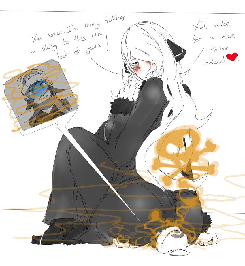 Cynthia farting on Dawn by Lazei by anonymousfartsniffer on DeviantArt