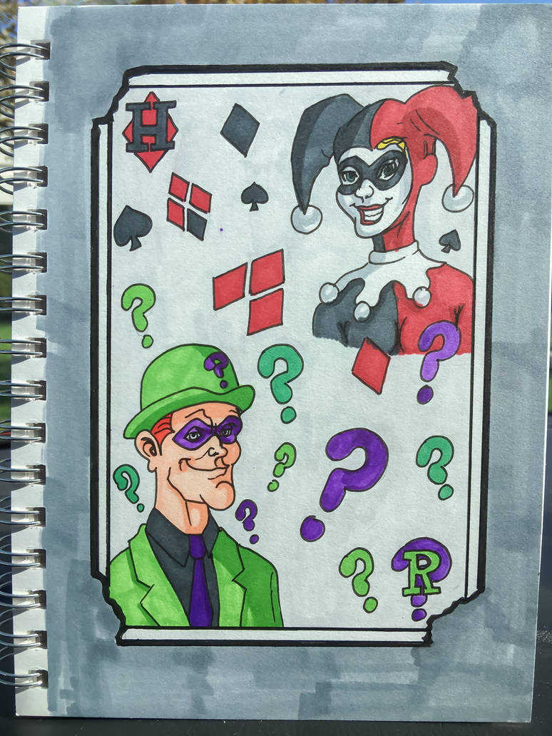 Harley Riddler Harley + Riddler by SkullQween13 on DeviantArt