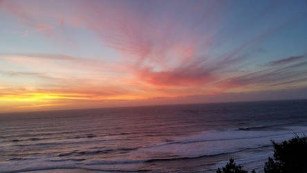 oregon beach sky