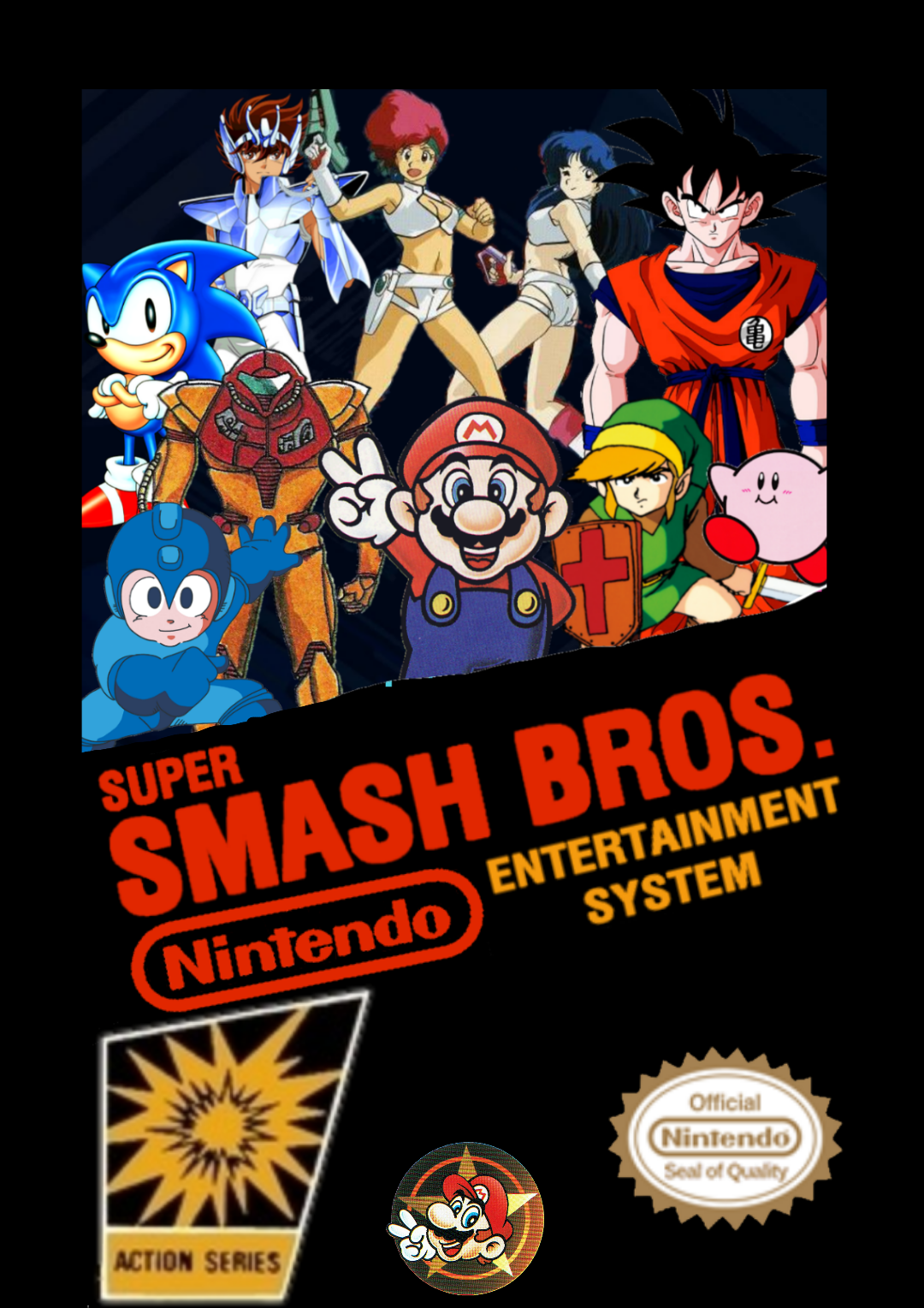 Super Smash Bros Nes Custom Boxart By Felipecascante2 On Deviantart