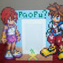 Kingdom Hearts Perler Frame