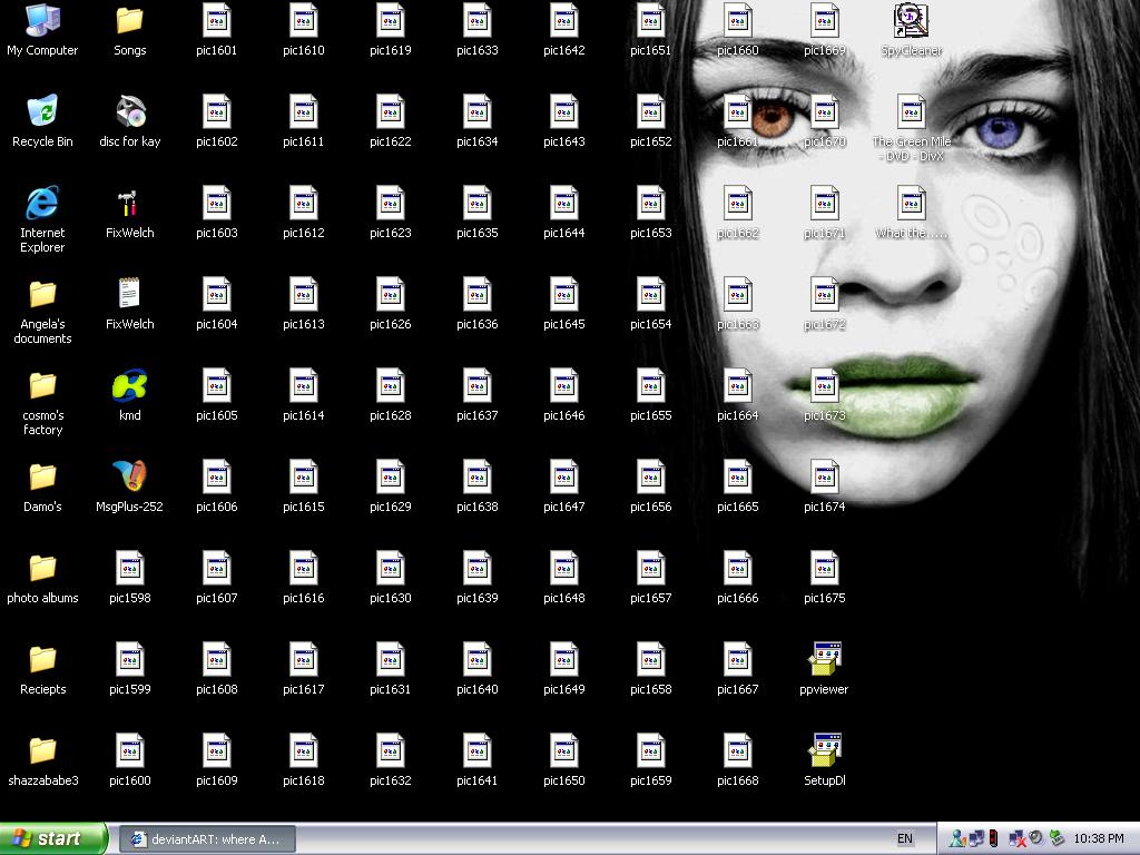 Cluttered Desktop