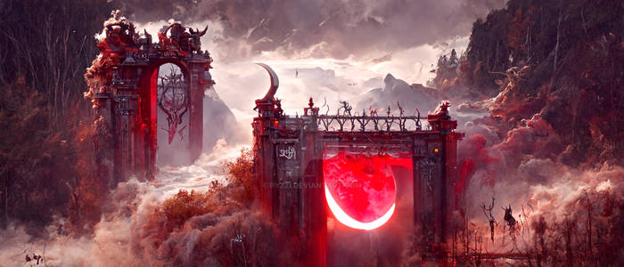 Gate to Lucifer during Blood Moon p3