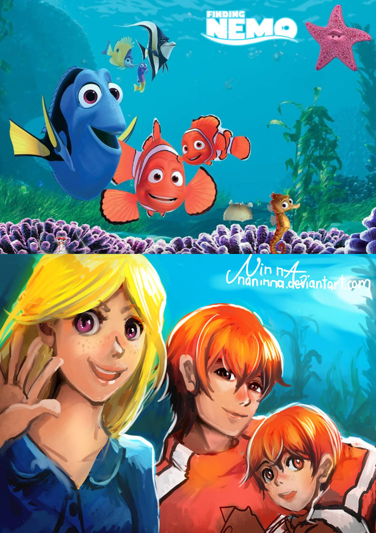 Finding Nemo Human Deviantart Finding Nemo Humanization by NaNinna on DeviantArt