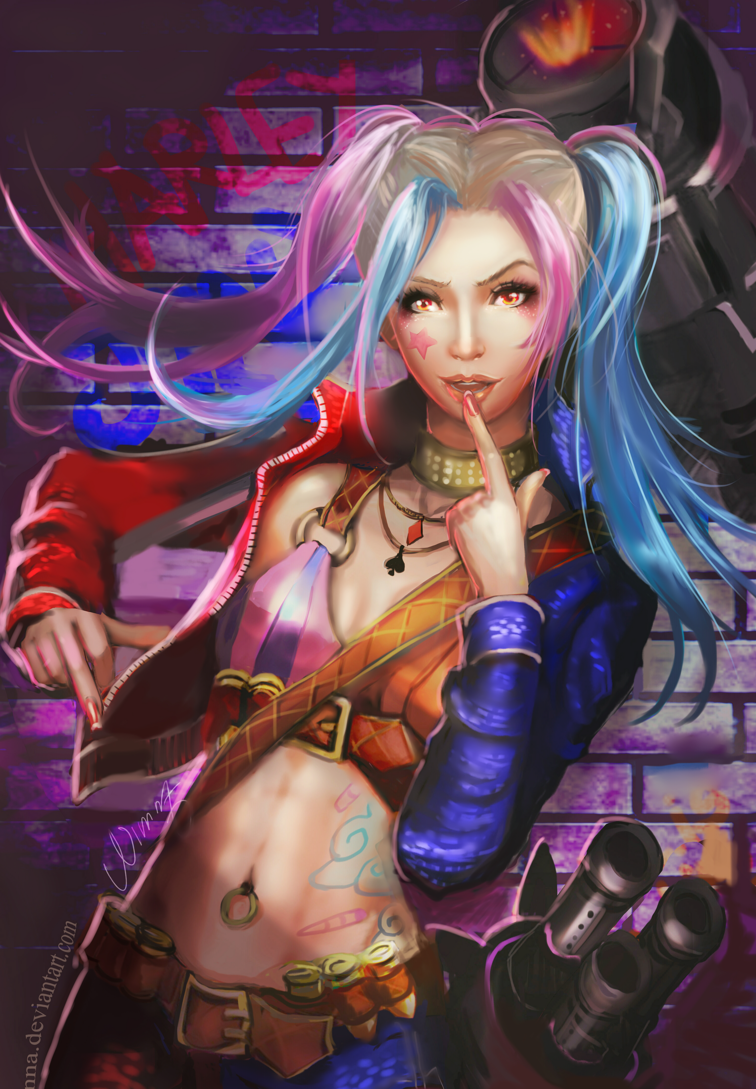 Harley Quinn x Jinx