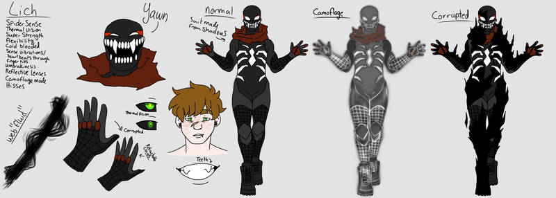 Lich re design character sheet/ spider sona