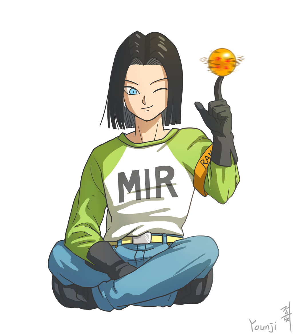 Android 17 by papersmell on DeviantArt