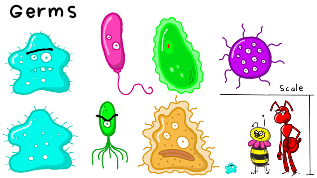 Sheila and Beelah: Germs by Goodlyman100 on DeviantArt