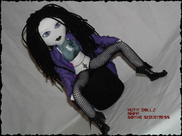 Gothic Seductress Rag Doll