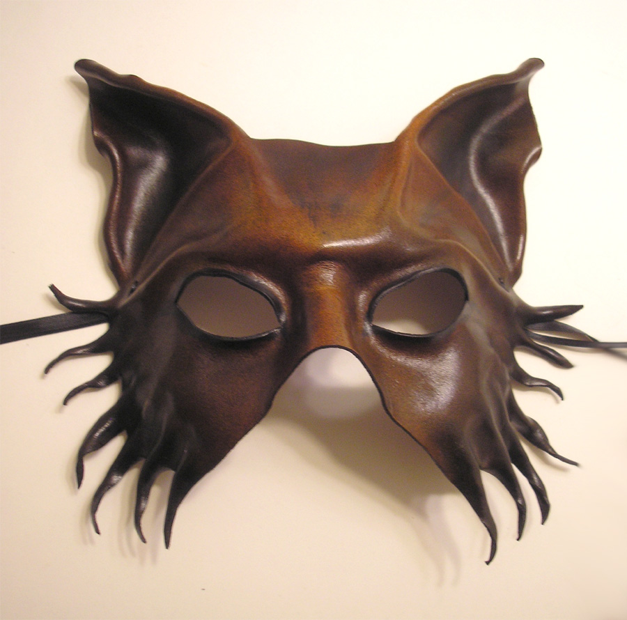 Leather Mask...Wolf...Dog...